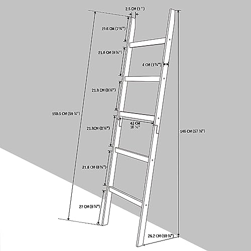 Poxaka MC201-1 Blanket Ladder, 5-Layer Towel Racks thumb #2