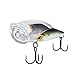 Rose Kuli 2 in 1 Fishing Topwater Floating Lure Bass Bait Hooks Minnow Bait