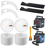 Foam Filters Compatible with Shark MessMaster Portable Wet Dry Vacuums, Also Compatible with Shop Vac UV105, VS100, VS101β, 2 Set Foam Filters