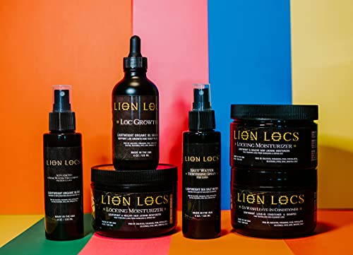 Lion Locs Rosewater Spray For Dreads, Dreadlocks, Braids, Faux Locs, Crochet Locs, Sisterlocks With Aloe, Essential Oils, Vitamins, And Glycerin | Organic Vegan Conditioner Rose Water Spritz (4Oz) #TOP7