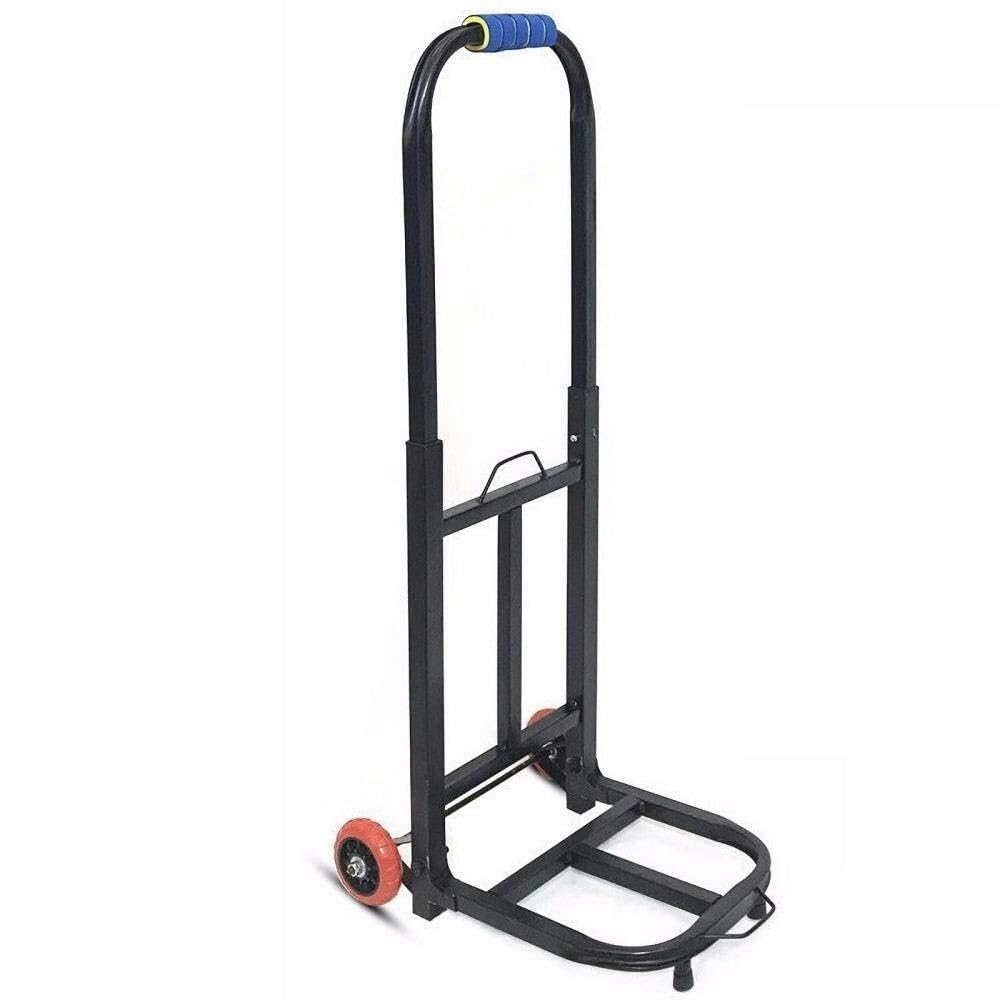 Iron Multi-Functional Folding Sack Trolley with Anti-Puncture Rubber Wheels, 150kg Capacity, for Luggage, Moving, and Industrial Cargo Handling(Style#5)