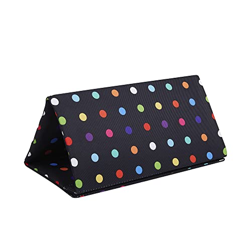 Septcity Card Holders For Playing Cards, Hands Free Folding Playing Card Holder For Bingo Canasta 5 Crowns Card Game, Polka Dots Cards Tray For Kids And Adult #TOP4