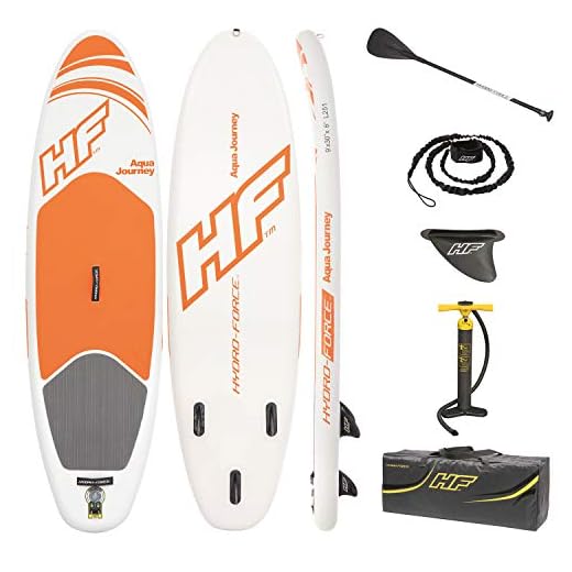 Bestway 65302 - Tabla Paddle Surf Hinchable Hydro-Force Aqua Journey 274x76x12 cm Con Bomba y Bolsa de Viaje