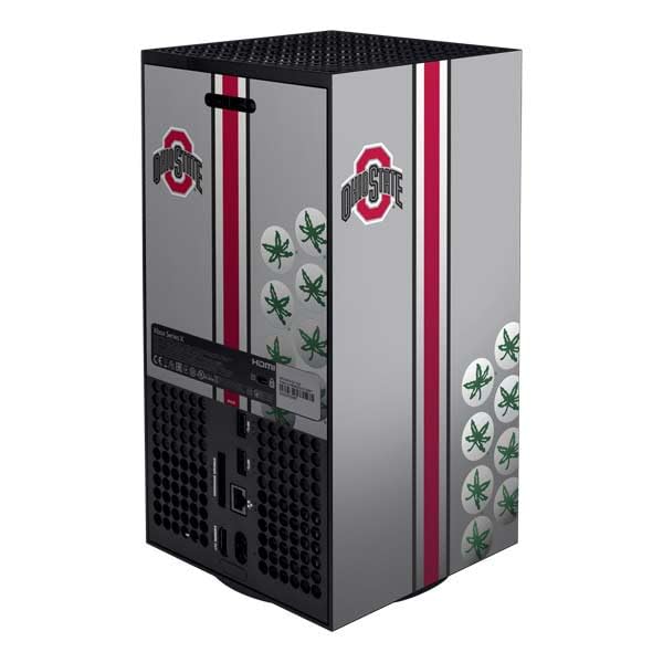 Skinit Decal Gaming Skin Compatible with Xbox Series X Bundle - Officially Licensed Ohio State University Buckeyes Design
