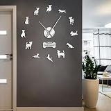 Profitez du plaisir du bricolage : vous pouvez concevoir la position et la taille de l'horloge selon vos préférences, et profiter du plaisir du bricolage avec votre famille et vos amis. Lorsque vous l'installez avec succès, vous aurez suffisamment de satisfaction.