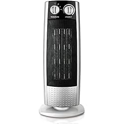 Ventilador Taurus Boreal 16C Taurus Atacama P Calefactor cerámico, Termoventilador de torre oscilante, 2 posiciones de calor 1000W/2000W, función ventilador, sistema PTC cerámico, termostato, asa de transporte