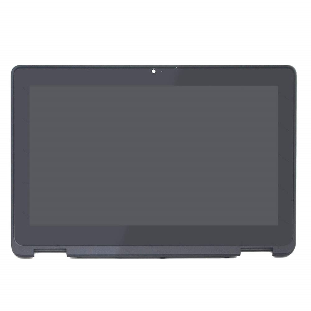 Rinbers Replacement 11.6" HD 1366X768 IPS LED Panel LCD Display Touch Screen Digitizer Assembly with Bezel 40 Pins for Dell Chromebook 11 3100 2in1 0MFX94 045GHC 09HM3J 0VCTXR (Not for 3100 Version)