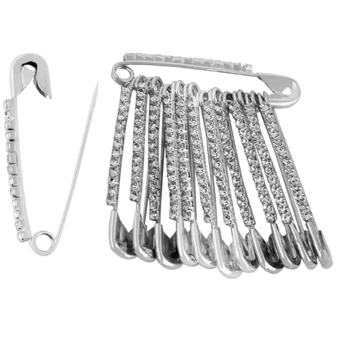 VAMA FASHIONS Stone Safety Saree Pin Dress Kurtis Pallu Dupatta Chunari Scarf Sari Pleats Pins for women