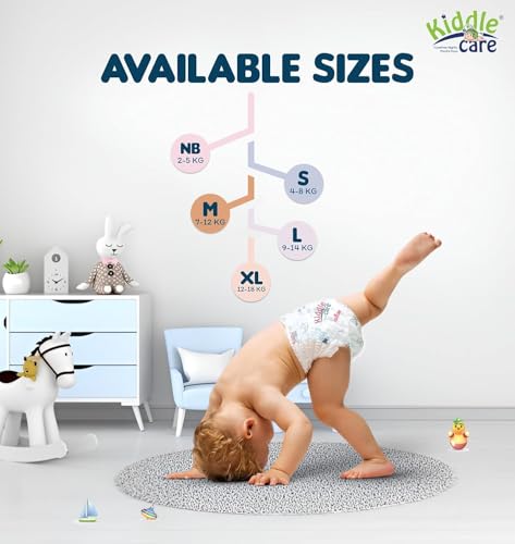 Image of Easy Comfort Diaper Pants for Babies | Large (L) | 124 Pieces Pack | 9-14 Kg | Soft Breathable Pants with 12 Hour Dryness & Leakage Guard