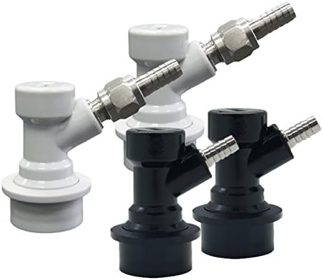Ball Lock Keg Fitting Disconnect - PERA Brand Include Ball Lock Gas Disconnect, Ball Lock Liquid Disconnect, Swivel Nut for Cornelius Keg Quality Guarantee