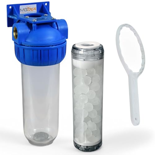 Anti-kalkfilter, filtersysteem onder ketel waterinstallatie silifos zout polyfosfaten (3/4" - driekwart inch)