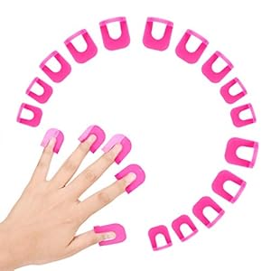 Hanyousheng 26pcs Nagellack Schablone Nagelhautschützer