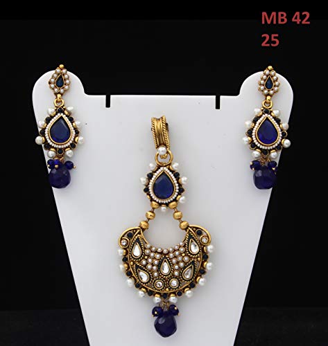 Anillo de cobre chapado en oro con cristales azules de alta joyería para mujer 2
