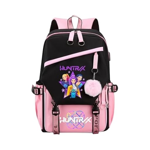 Genérico Mochila KPop De_mon Hunters, mochila impermeable con estampados de los personajes de animación HUNTRIX Rumi/Mira/Zoey Mochila escolar para niños, niñas y fans del K-pop(B01) | Ya disponible en tu tienda friki favorita! En mundofriki.es! Genérico Mochila KPop De_mon Hunters, mochila impermeable con estampados de los personajes de animación HUNTRIX Rumi/Mira/Zoey Mochila escolar para niños, niñas y fans del K-pop(B01) | Ya disponible en tu tienda friki favorita! En mundofriki.es!