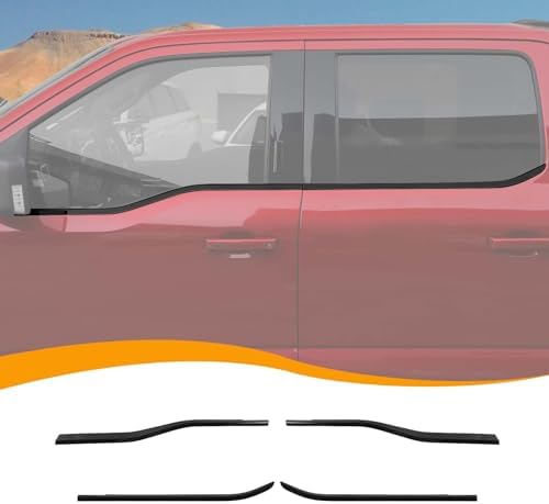 Putco Chrome Window Trim Accents For 2015-2020 Ford F-150 SuperCrew (ABS, Peel & Stick)