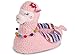 Zapatillas de Casa | Lama | Alpaca | Talla única | Suaves | Calentitas | Antideslizantes | Peluche | para Mujeres y Niñas (40-42, Rosa)