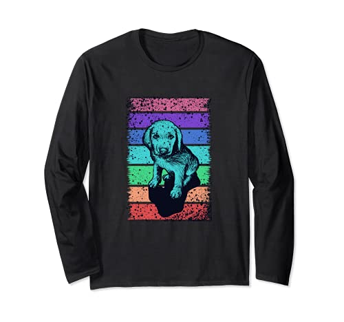 Rescue Dog Puppy Gift Long Sleeve T-Shirt, Black