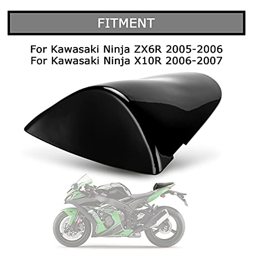 Psler Cowl Rear Seat Cover Rear Seat Fairing Cover For Kawasaki Ninja Zx6R 2005 2006 And For Zx10R 2006 2007 (Black) #TOP1