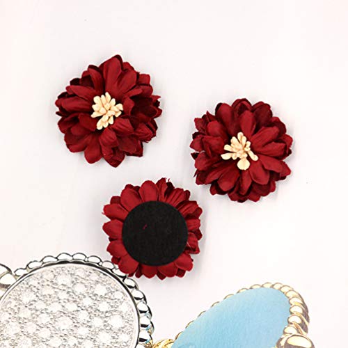 Ornamentos florales simulados para ropa 20 piezas miniatura 5