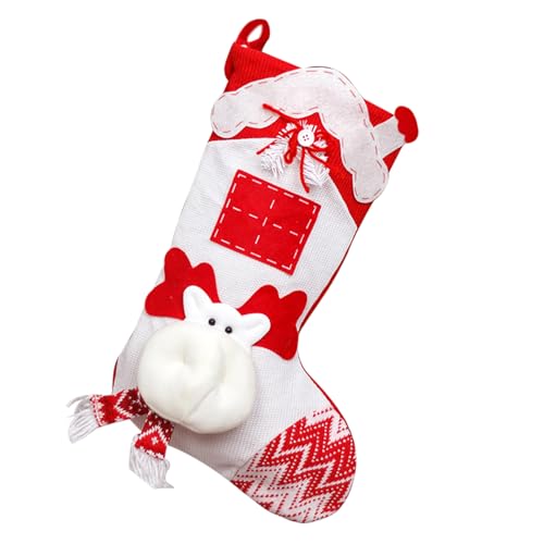 クリスマス ストッキング | キャンディーオーガナイザー | クリスマス サンタ ストッキング ペンダント,暖炉マントル・階段・木・家・農家・庭・ヤード・ポーチ用