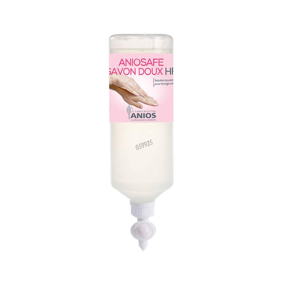 Anios 1918144VB HF Aniosafe Savon Doux, Flacon Airless 1L