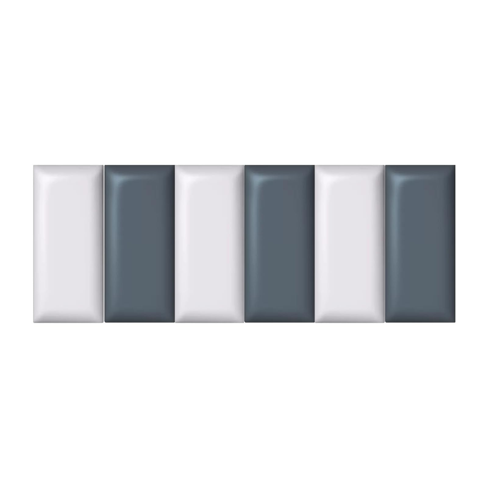Panneaux muraux 3D anti-collision autocollants mousse amortissante lot de 6