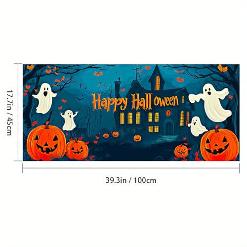 Vinilo Decorativo Halloween Calabaza Fantasma para Ventana miniatura 3