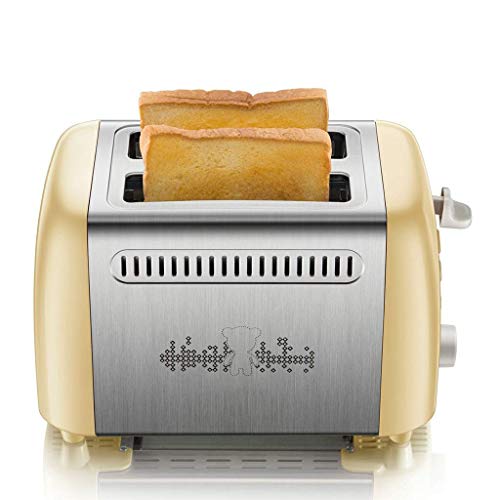LHJCN Toaster 4 Scheiben, 6 Variable Bräunung/High-Lift/Automatische breite Schlitze, Auftauen/Aufwärmen/Bagel/Abbrechen… – Bild 3