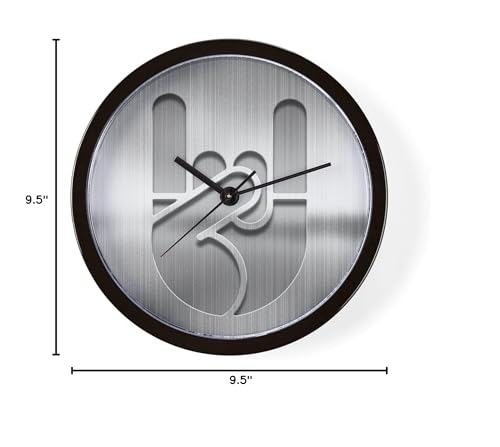Reloj de pared analógico CafePress de 9.5 pulgadas miniatura 6