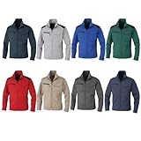 [コーコス] ストレッチ 長袖 ブルゾン AG-3081 作業服 帯電防止 反射 接触冷感 6L 3シルバー(ブラック)