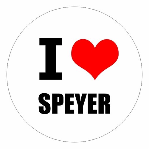I Love SPEYER in Two Sizes Multi Colour JDM Decal Sticker Racing, 8 x 8 cm