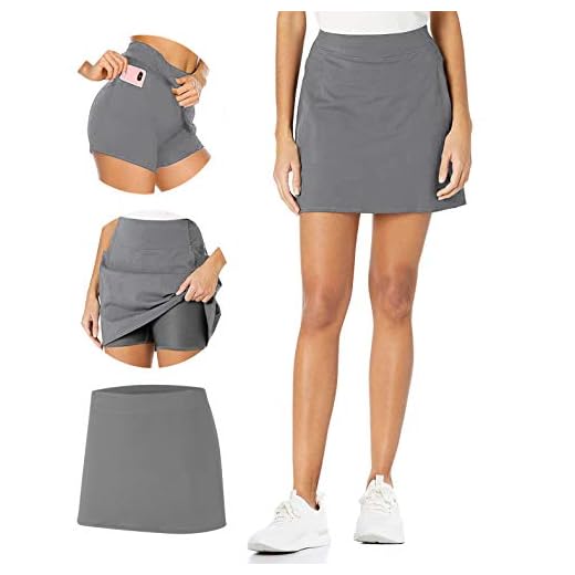 TAIPOVE Dam Flickor Golf Tennis Mini Skort Shorts En linje med Fickor Atletisk Aktiv Söt Sexig