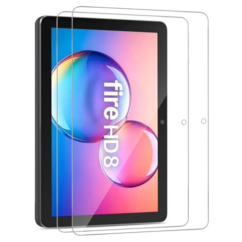 Image of XunyLyee Screen Protector for 8/8 Kids Pro/ 8 Kids Tablet Tempered Glass, 9H Hardness, 2 Pack