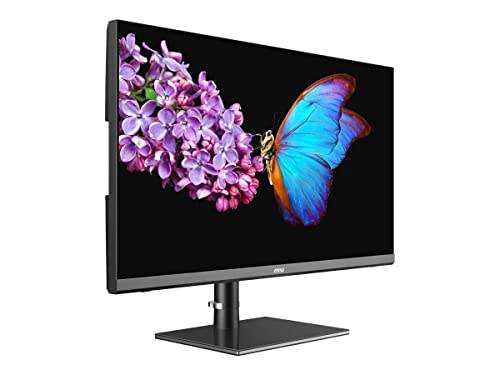 MSI Creator PS321URV – Monitor 31.5″ (4K UHD – 3840 x 2160p, 16:9 ratio, Frame-less, Anti-Glare, IPS, FLAT, 60 Hz) gris