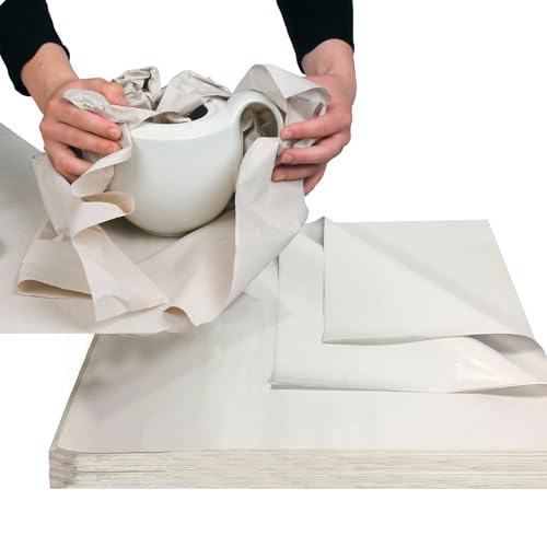 Packpapier - Packing Paper for Moving,Fragile,Umzug, Box Filler, 39x54cm 100 Blatt hellgrau Packpapier umzug