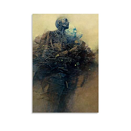 Peinture d'art de mur de toile Zdzislaw Beksinski 60x80cm