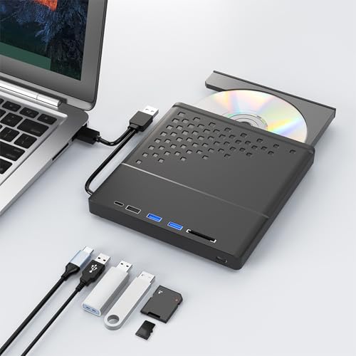 Unidad externa USB 3.0 y Type C para DVDs y VCD, portátil miniatura 2