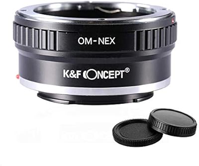 K&F Concept Lens Adapter Ring for Olympus OM to Sony E Mount a6000 a6300 a6500 a5000 a5100 a3500 a3000 Alpha A7 A7R a7S a7II a7RII a7SII a7III a7RIII and a9