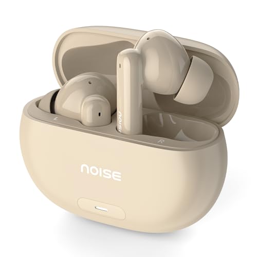 Image of Noise Buds Nuvo in-Ear Truly Wireless Earbuds with 40H of Playtime, Quad mic ENC, Dual Device Pairing, 12mm Driver, BT v5.3 (Mocha Brown)