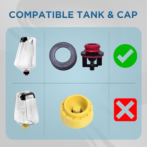 Replacement Clean Tank With Cap for Bissell TurboClean PowerBrush Pet Carpet Cleaner Machines - Part #1623828 | Compatible Only with Models 2987, 2806, 28062, 28068, 29878, 29879 by Selgo - Image 2