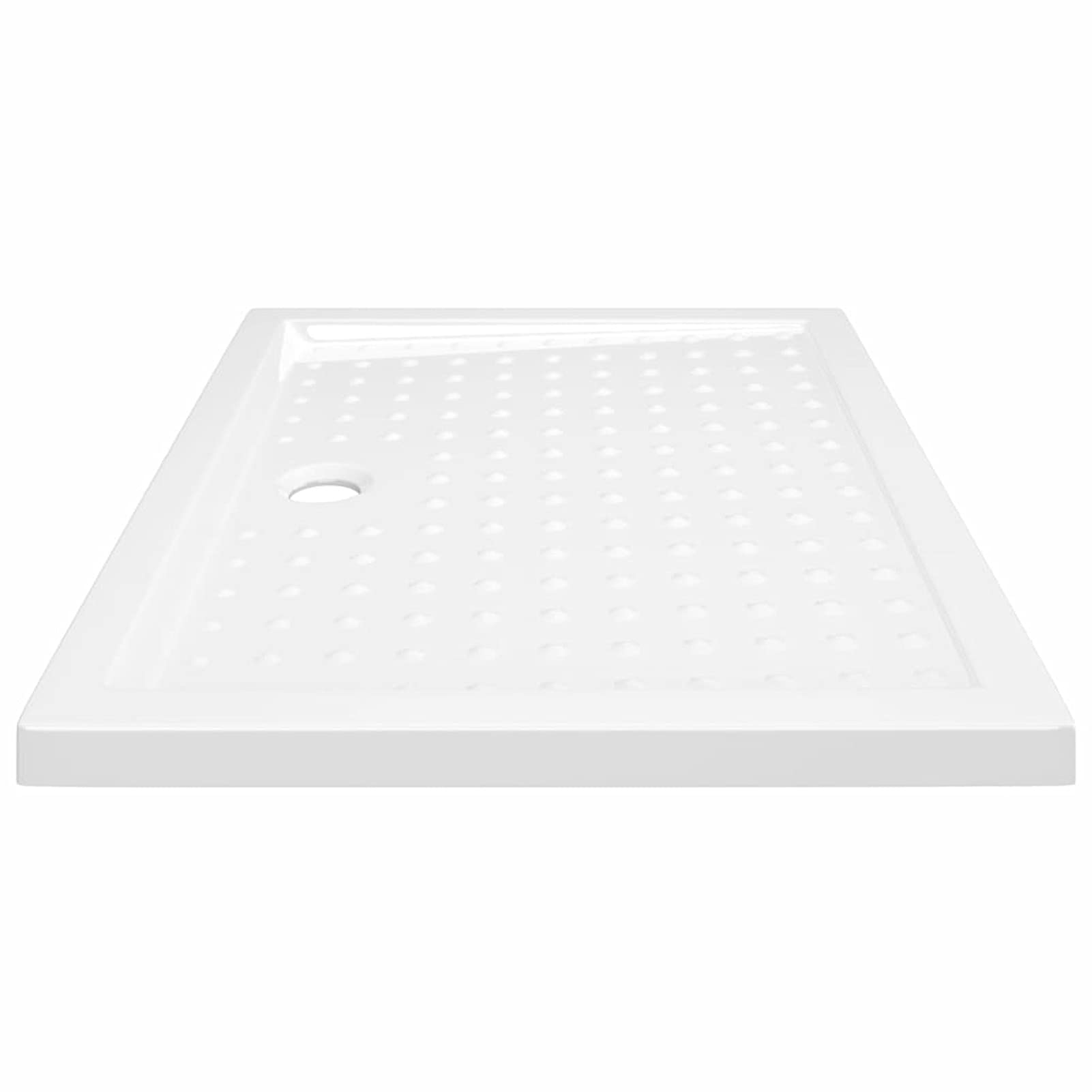 ARKEM Plato de Ducha con Puntos ABS Blanco 90x70x4 cm Mamparas De Ducha Plato Rectangular
