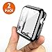 [2-Pack] UBOLE Case for Apple Watch Screen Protector 42mm, One Soft TPU All-Around Black Cover and One Protective Bumper iWatch Case Both for Apple Watch Case Series 3, Series 2 (Black, 42mm)