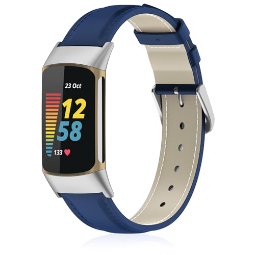 Lzwldan ���U�[�o���h Fitbit Charge 6 / Charge 5�ɑΉ� ���f�B�[�X �����Y �\�t�g�{�v�X�g���b�v �X�|�[�c�����p���X�g�o���h Fitbit Charge 5/6 Watch Fitness Tracker�p
