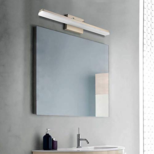 mirrea 24in LED Vanity Lights for Bathroom Brushed Nickel,Warm White 3000K by mirrea - Used condition - Image 2