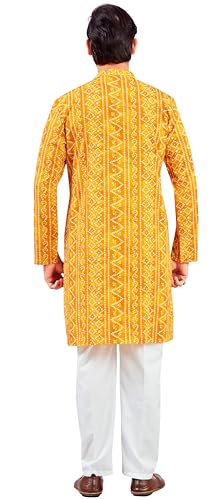 Image of Studio Shringaar Men's Polyester Relaxed Fit Straight Kurta