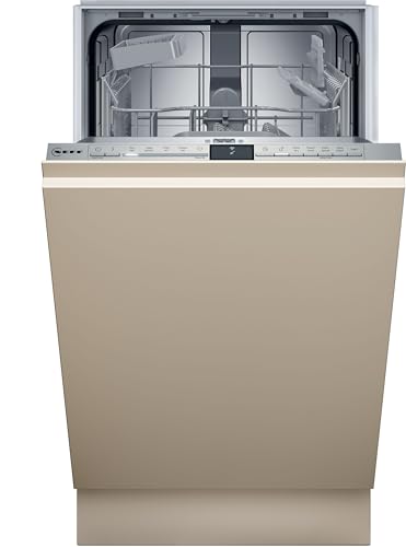 NEFF S853HKX14E, N 30, Smarter Geschirrspüler Vollintegriert, 45 cm, Besteckkorb, besonders leise Spülmaschine, Schmutzerkennung, Info Light, Chef 70º C für hartnäckige Verschmutzungen, Aqua Stop