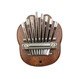 Ubric Mini Kalimba 8 Key Exquisite Finger Daumen Klavier, Geschenk für Anfänger Musikliebhaber Spieler, niedlich Anhänger einfach zu bedienen