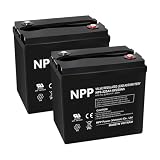 NPP 6V 225Ah AGM SLA Battery with T16 (M8) Terminal for Golf Cart (2 Pcs)