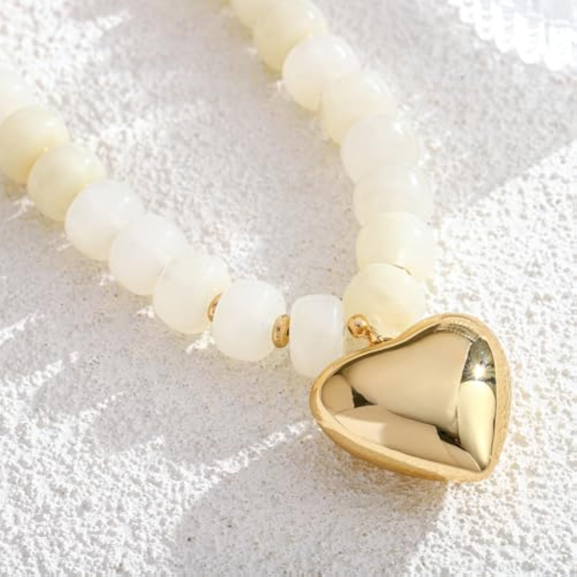 Women's Resin Chunky Beaded Necklace, Modern Statement
