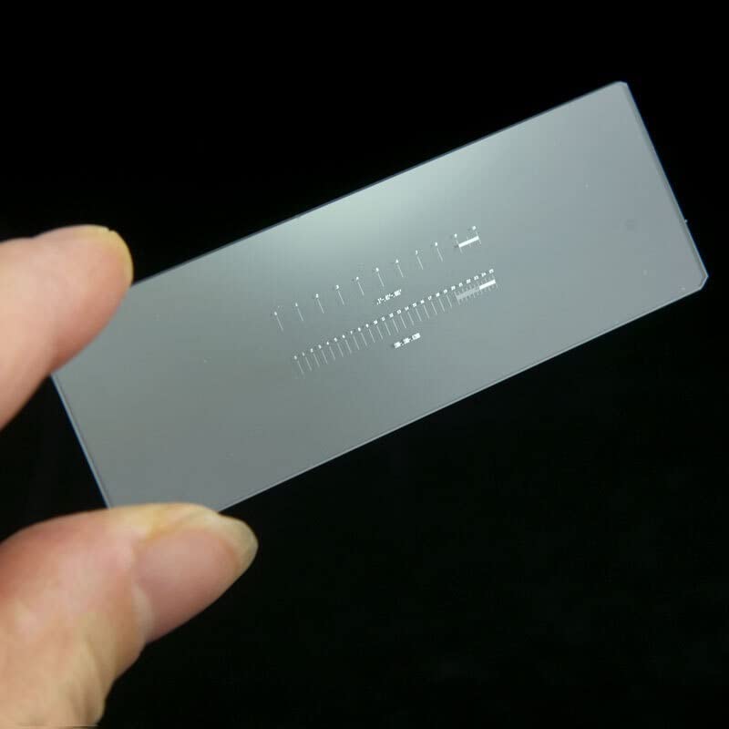 Microscope Multifunctional Metric-inch Micrometer Graticule Calibration Slide Optical Microscope